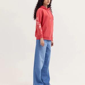 Sudaderas con Capucha Bordadas de Poliéster y Algodón para Mujer, Transpirables, Suaves, Estilo Casual de Invierno, Ropa de Calle - Product Image 6