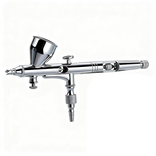 Linhaiveta Professional Gravity Feed Airbrush Kit WD-180 Aerografo for Nail Art Cake Decorating