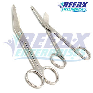 Ciseaux à bandage Lister Instruments chirurgicaux de base 18cm Utilisation en hôpital Ciseaux à pansement chirurgical par REEAX ENTERPRISES - Product Image 4
