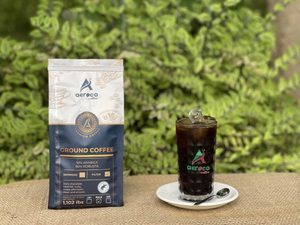 Box 500g GROUND <b>COFFEE</b> A9 Drip <b>Filter</b> Ground <b>Coffee</b> 100% Pure Medium Roast Naturally Sweet Aromatic Aftertaste OEM/ODM - Product Image 3