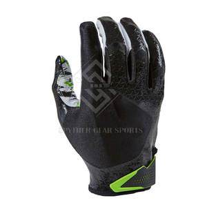 Gants de football américain personnalisés de haute qualité, tissu personnalisé, couleurs personnalisées, logo, gants de sport pour hommes - Product Image 5