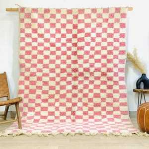 พรมโมร็อกโกพรมขนสัตว์กันลื่นพรมแบบถักมือดีไซน์วินเทจพรมสำหรับห้องนั่งเล่น - Product Image 5