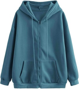 Vente chaude 2025 surdimensionné personnalisé fermeture éclair à capuche robuste blanc Streetwear décontracté respirant à capuche - Product Image 3