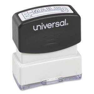 Sello de Plástico Preentintado Azul de un Solo Color para Uso en Oficina, Sello Universal para Mensajes por Correo Electrónico - Product Image 1