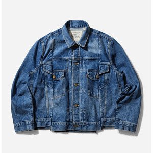 2025/2026 à la mode hommes lavage à l'acide Denim veste élégant Durable confortable écologique avant pour tenue décontracté Vintage Look moderne - Product Image 1