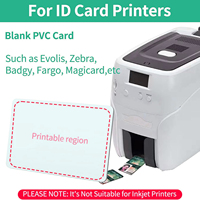 Standardgröße PVC Einfache Weiße Plastikkarte Blanko-ID-Ausweis Druckbare Mitgliedschafts- und Treueprogramme Zugangskontrollsysteme NFC T5577 Zahlung