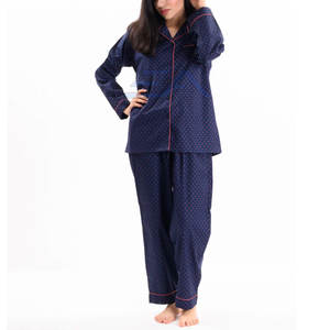 ชุดนอนผู้หญิงคุณภาพสูงปรับแต่งได้ - ชุดลำลองสำหรับฤดูหนาว/ฤดูใบไม้ผลิ ระบายอากาศได้ดี พร้อมโลโก้ด้านหน้า - Product Image 3