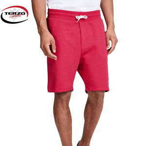 Pantalones cortos de gimnasio con logotipo personalizado para hombre, nuevo estilo, 100% algodón/poliéster XS, bolsillo con cordón, entrenamiento, Jogger, técnica sublimada - Product Image 3