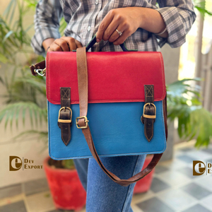 Sac à main en cuir véritable Multi Color Purse Women Stylish Lightweight 1-1.9L Capacity New Arrival Multi Uses Shoulder Sling Bag - Product Image 2