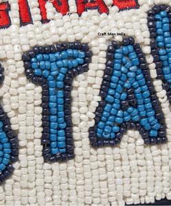 Bolso de Hombro Estilo Boho Bordado a Mano con Cuentas, Color y Logotipo Personalizables, Bolso de Viaje Ligero de Verano de la India - Product Image 4