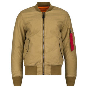 Chaqueta Bomber de invierno de alta calidad para hombre, chaqueta de lana Varsity personalizada con mangas de cuero, tela de lona, decoración bordada - Product Image 1