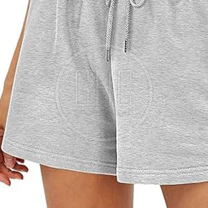 กางเกงเรียกเหงื่อสำหรับผู้หญิงกางเกงผ้าฝ้าย/โพลีเอสเตอร์เอวยางยืดแบบธรรมดาระบายอากาศได้ดีแห้งเร็วสำหรับผู้ใหญ่ - Product Image 6