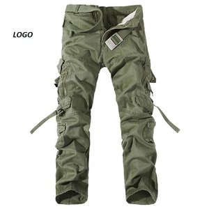 2024 Color sólido marrón personalizado para hombre Jogging Streetwear Cargo pantalones holgados Slim Fitness Gym Flare Cargo pantalones de chándal para hombre - Product Image 6