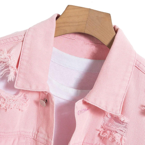 Chaqueta vaquera para hombre y mujer con cuello vuelto, ropa de calle elegante, servicio OEM de invierno disponible en el momento de la compra, disponible en el momento de la llegada - Product Image 3