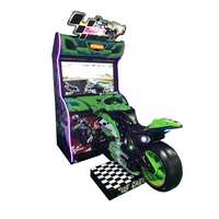 Simulateur de course automobile GP à monnayeur pour enfants de 8 ans et plus, machine d'arcade avec garantie d'un an pour les centres de jeux 110/220V