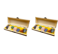 Vente en gros pierre de guérison en cristal brut naturel, coffret en bois, breloque 7 pierres de Chakra pour la méditation
