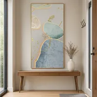 Peinture murale moderne de luxe 3D avec diamants en cristal, peinture scintillante pour la décoration intérieure, vente chaude en gros sur mesure