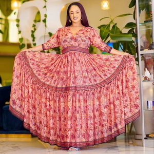 Premium Printed Chiffon Fabric with Elegant Prints for Dresses Gowns Home Decor Bulk Supply UAE Dubai Custom Manufacturing - Product Image 1