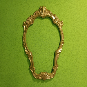 กระจกติดผนังสีทองสไตล์ย้อนยุคยุโรปดีไซน์แบบแขวนสำหรับตกแต่งห้องน้ำและห้องนั่งเล่นผลิตภัณฑ์สไตล์ดั้งเดิม - Product Image 1