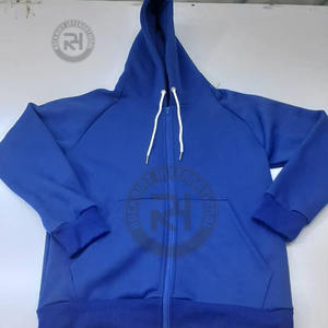 แจ็กเก็ตมีฮู้ดผ้าบาติกแบบรูดซิปขึ้นสำหรับทั้งชายและหญิงผ้าคอตตอนโพลี320ก. สำหรับวิ่งจ๊อกกิ้งและยิมฤดูหนาวโลโก้ตามต้องการ - Product Image 1