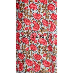 Veste kimono Kantha faite à la main, matelassée, imprimée à la main, en coton, élégante, tenue de fête, épaules tombantes, respirante - Indien - Product Image 5