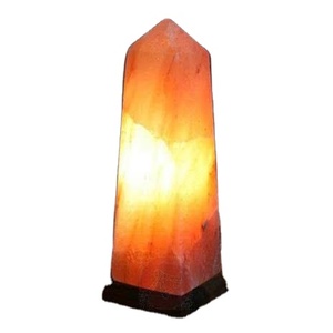 Lámparas de sal del Himalaya hechas a mano Lámparas talladas de estilo floral único Precio al por mayor para mejoras de decoración Artesanías naturales - Product Image 1