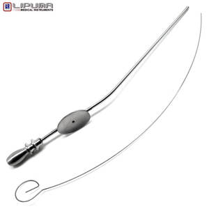 Tubes d'aspiration Baron ENT de qualité supérieure 4mm procédures médicales d'instruments chirurgicaux et de diagnostic en acier inoxydable de haute qualité - Product Image 1