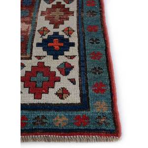 Tapis noué à la main en laine à motif géométrique bleu Nuray 9x12 pour salon, produit Pae-4001 par Jaipur Rugs US - Product Image 4