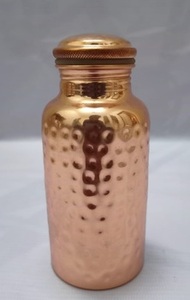 ขวดน้ำทองแดงพร้อมค้อนทุบสำเร็จรูปสำหรับประโยชน์ต่อสุขภาพขวดน้ำโยคะขวดทองแดงอายุรเวทสำหรับใช้ดื่ม - Product Image 6