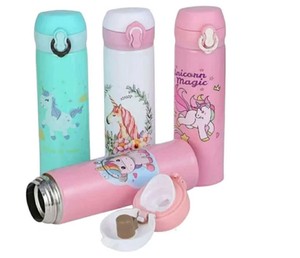 Licorne en acier inoxydable de haute qualité isolée sous vide 500ml différentes conceptions et tailles pour des préférences durables - Product Image 1