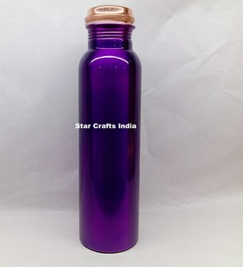 ขวดน้ำทองแดงพิมพ์ลายดอกไม้รูปการ์ตูนทองเหลืองขวดน้ำทองแดง - Product Image 2