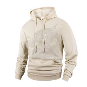 Sudadera con capucha gruesa informal para hombre, sudadera holgada de Color sólido, sudaderas con capucha de manga larga, Otoño Invierno y primavera, cálido para exteriores - Product Image 1