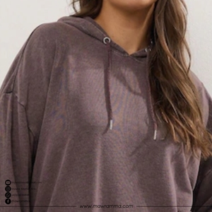 Vente en gros : Sweat à capuche tricoté surdimensionné, écologique, effet délavé, en molleton 100% coton 360g, séchage rapide, personnalisable, haute qualité - Product Image 6