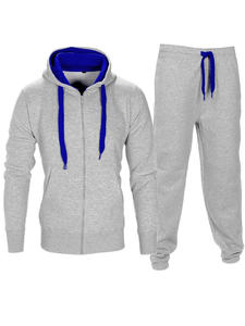 <b>Top</b> Quality <b>Men's</b> Zipper Sweatsuit 100% Cotton <b>Fleece</b> <b>Men's</b> Tracksuits Custom Printing Jogging Tracksuit For <b>Men</b> - Product Image 4