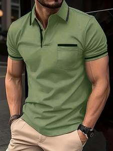 Good Selling Business Man <b>Summer</b> Outdoor Breathable Cotton Plus Size New Style Short Sleeved Casual Wears Quick Dry Polo <b>Shirts</b> - Product Image 6