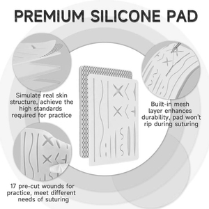 ชุดเครื่องมือผ่าตัด |   กรรไกรตัดแบบใช้มือทำจากสแตนเลสเกรด II คุณภาพสูง ได้รับการรับรองมาตรฐาน CE |   การเย็บแผลผ่าตัดเล็ก - Product Image 2