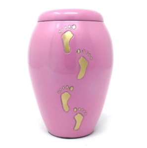 Urnas de cremación de mascotas de aluminio clásicas superiores al por mayor, urnas funerarias de metal a precios bajos con estampado de pata redonda - Product Image 5