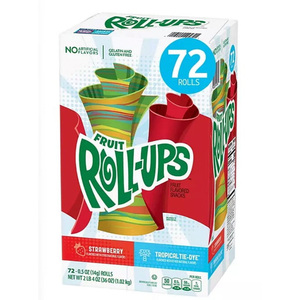 Rouleaux de fruits Fruits au pied Gushers Snacks Variety Pack 16 ct Rouleaux de fruits 72 rouleaux Tropical Tie-Dye Fraise (1.02kg) - Product Image 1