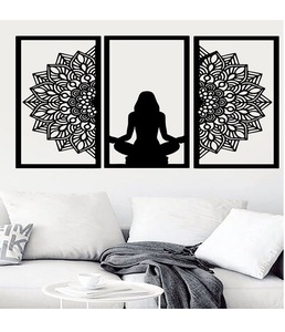 Decoración de pared con tema espiritual artístico, diseño de Metal para interior de hogar moderno, dormitorio, sala de estar y Esquina de meditación de oficina - Product Image 1