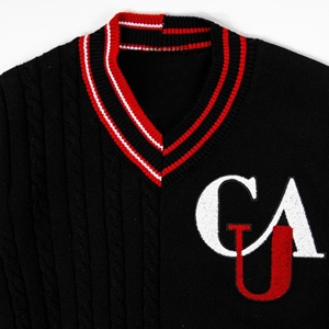Clark Atlanta University pull en tricot 1988 col rond solide hiver Polyester/coton collégial mode personnalisé unisexe école en vrac - Product Image 3