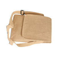 Fourre-tout mode bureau sac de Jute avec motif personnalisé tissé PP matériel longue poignée latérale Logo impression fait Kolkata West Bengal Inde
