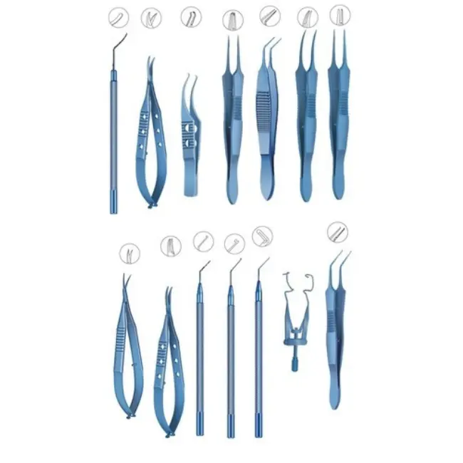 Cataract Chirurgie Instrumenten Set Oogheelkunde Oog Instrumenten Beste Kwaliteit Rvs Oogheelkundige Chirurgie