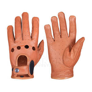 Cómodos guantes de conducción de cuero PU característica antideslizante guantes compatibles con pantalla táctil de invierno pedidos personalizados a granel para exteriores - Product Image 1