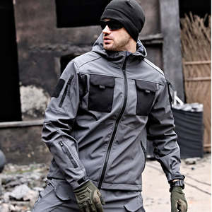 Al aire libre para hombre chaqueta Softshell térmico a prueba de viento impermeable transpirable polar senderismo montaña invierno trekking abrigo deportivo - Product Image 4