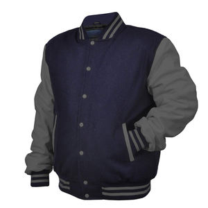 Veste universitaire élégante pour hommes, blouson décontracté et confortable, vêtements d'extérieur pour jeunes urbains, veste d'hiver de style baseball rétro - Product Image 4