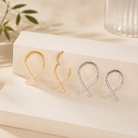 Anneau clicker en titane G23 ASTM F136 16G pour nez, septum, daith, bijoux corporels hypoallergéniques, vente en gros pour mariages et fiançailles