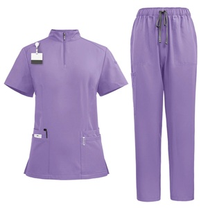 Uniforme médico unisex de alta calidad al por mayor 2025, conjuntos de uniforme médico de hospital de tela de sarga transpirable para mujeres - Product Image 5