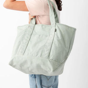 Bolsa de Compras de Lona de Algodón 100% Personalizada, Reutilizable, con Diseño Moderno y Cierre Abierto, 2026 - Product Image 2