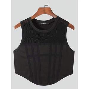 Camiseta sin Mangas de Algodón de Punto, Informal, Transpirable, de Secado Rápido, Ajuste Regular, para Gimnasio y Fitness, con Servicio OEM - Product Image 3