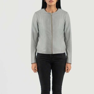 Chaqueta de Cuero de Gamuza de Invierno 2025 para Mujer, de Alta Calidad, Ecológica, Personalizable, Acolchada, Transpirable, Elegante y de Gran Venta - Product Image 6